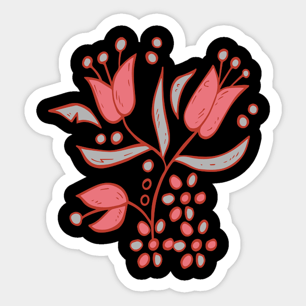 Colorful flower Sticker by Flowerart1232